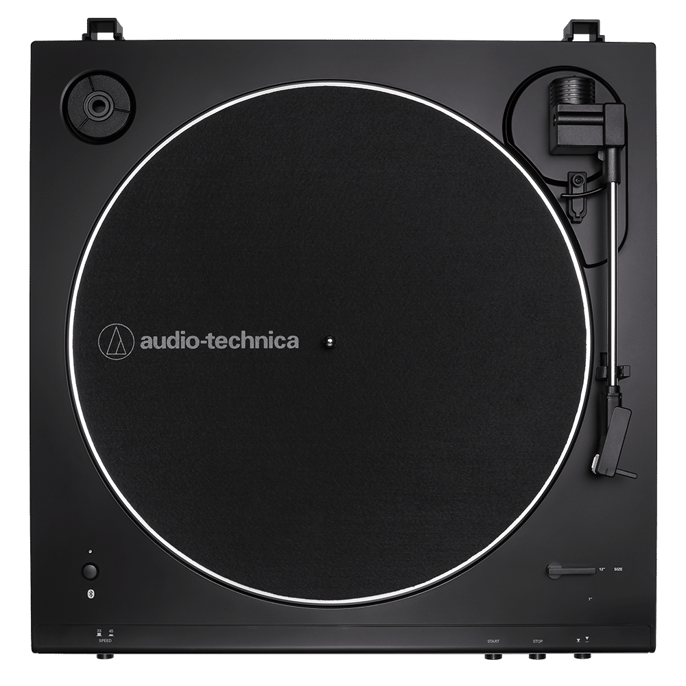 Audio Technica AT-LP60X BT — גב המכשיר הכולל יציאת RCA ובורר Phono/Line