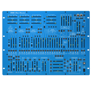 Behringer 2600 BLUE MARVIN — סינתיסייזר אנלוגי חצי-מודולרי בעיצוב כחול יוקרתי