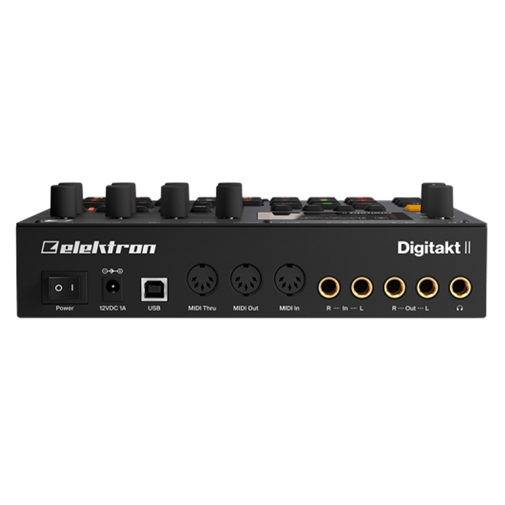 Elektron Digitakt II מבט אחורי