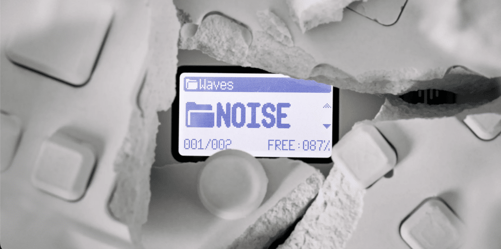 Elektron Model Samples תקריב על המסך