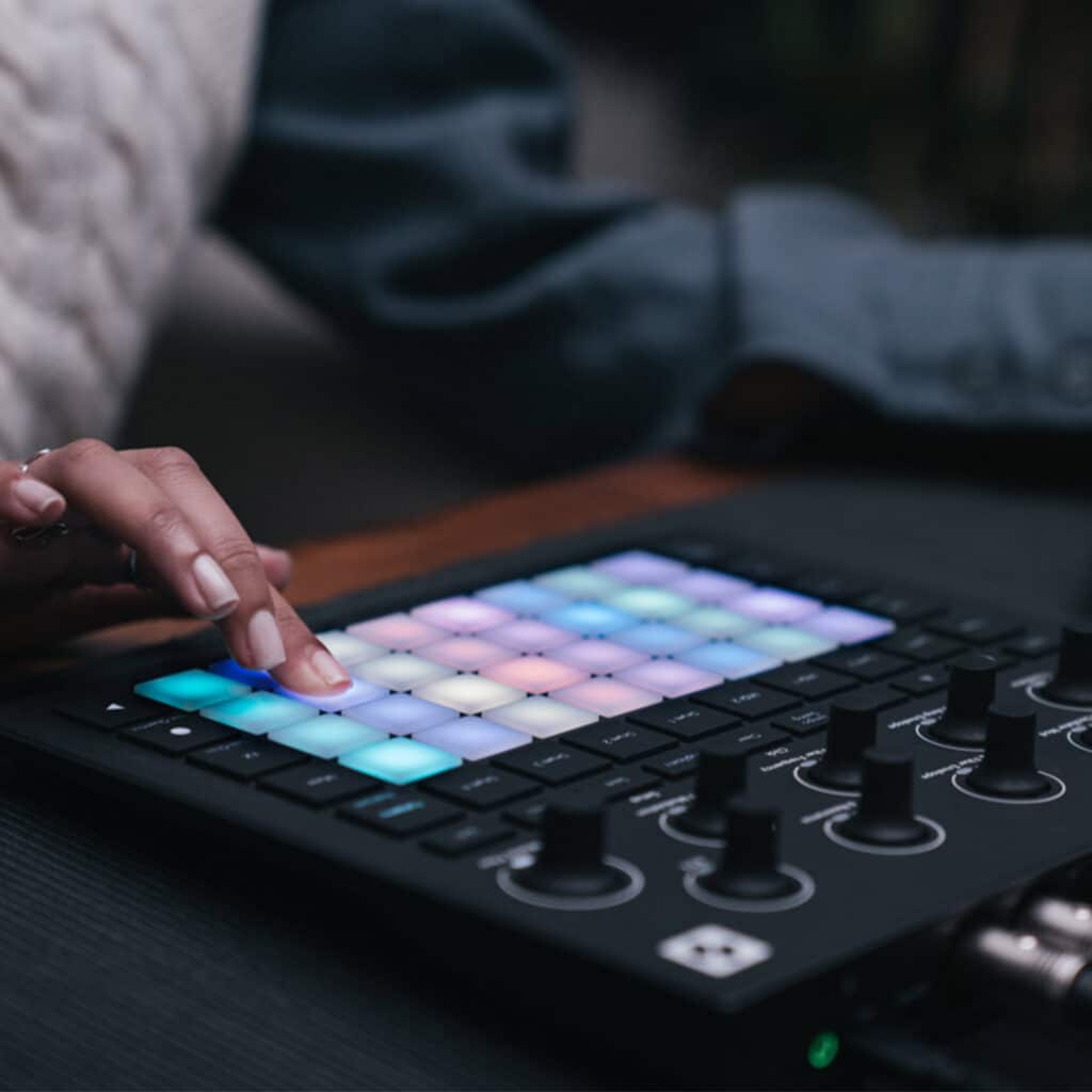 Novation Circuit בזמן עבודה