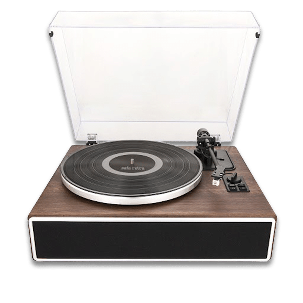 HP-H011 ROYAL — מבט מזווית המציג את תיבת העץ