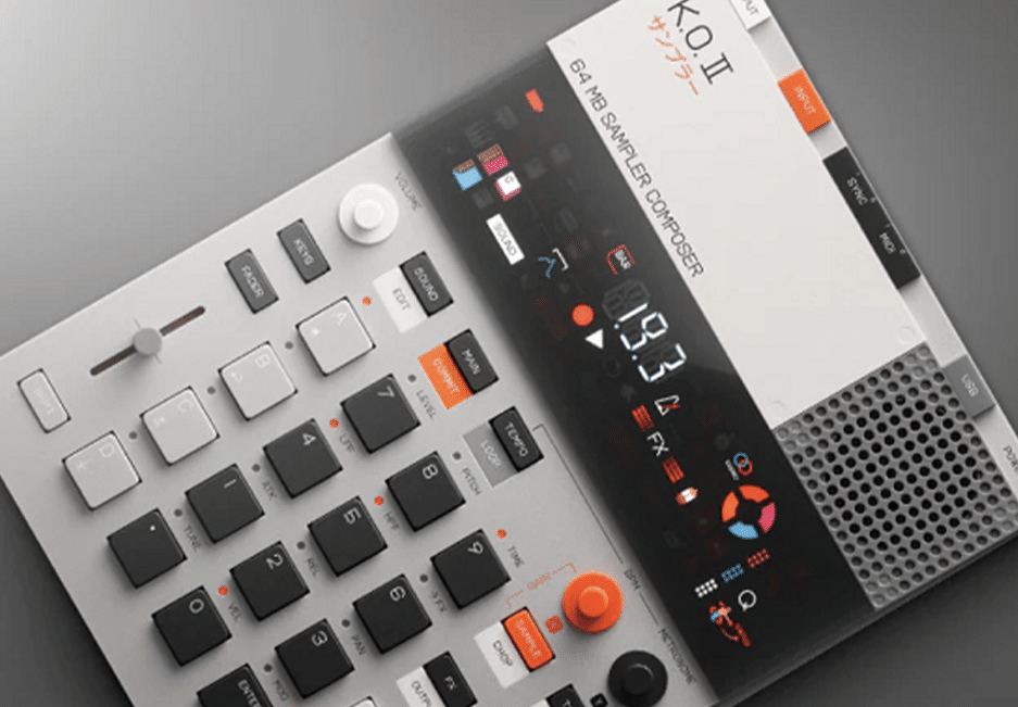 Teenage Engineering EP-133 KO II מבט עליון 