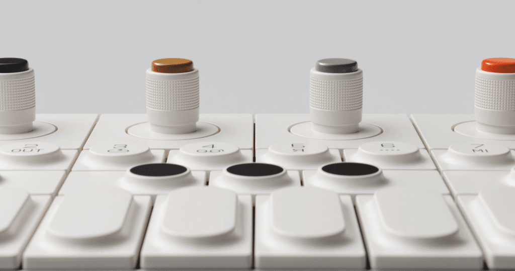 Teenage Engineering OP-1 Field מירוד על הכפתורים