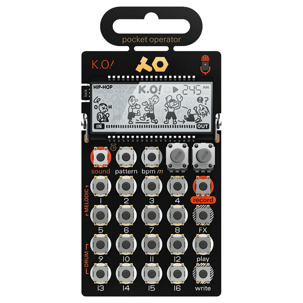 Teenage Engineering PO-33 KO מבט קדמי