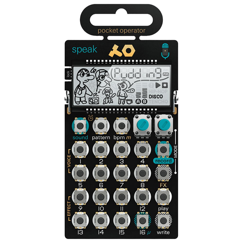 Teenage Engineering PO-35 Speak מבט קדמי
