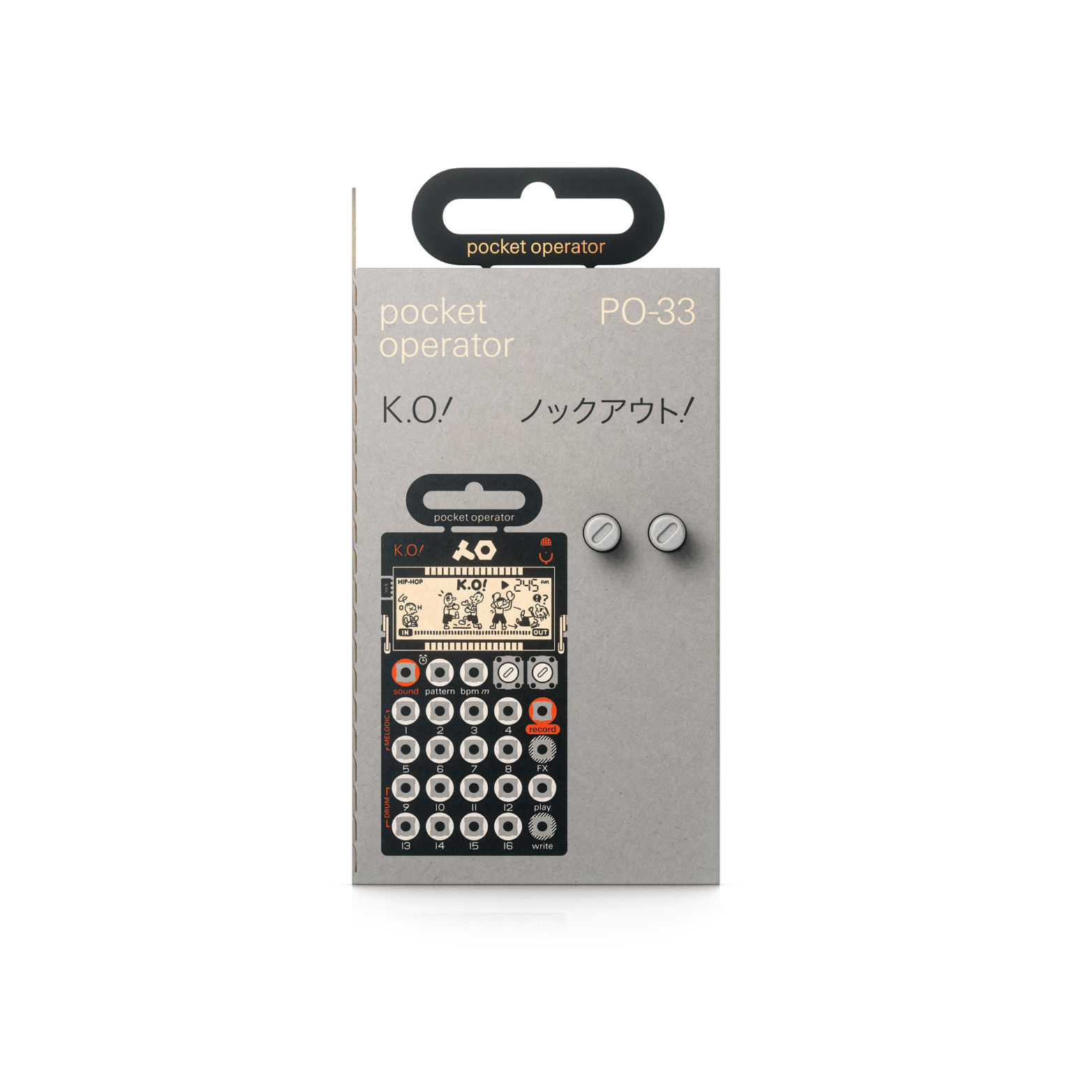 Teenage Engineering PO-33 KO סמפלר קומפקטי