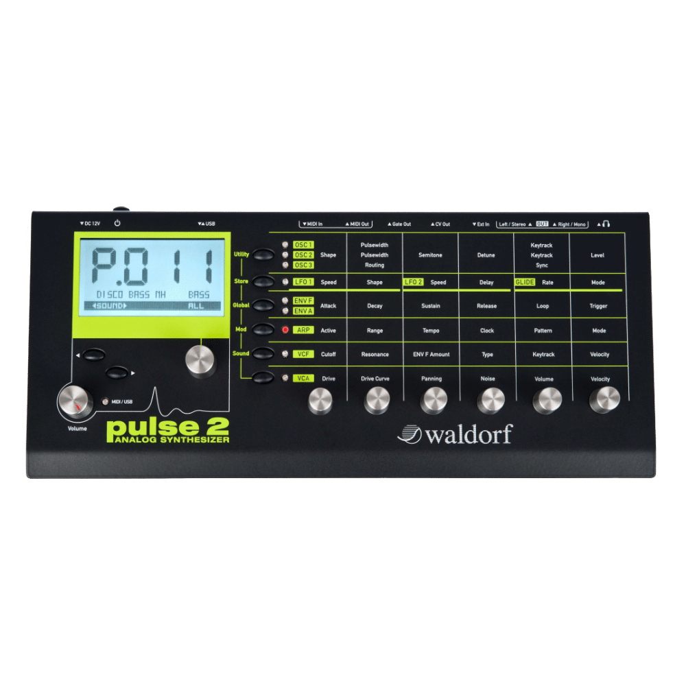 Waldorf Pulse 2 מבט קדמי