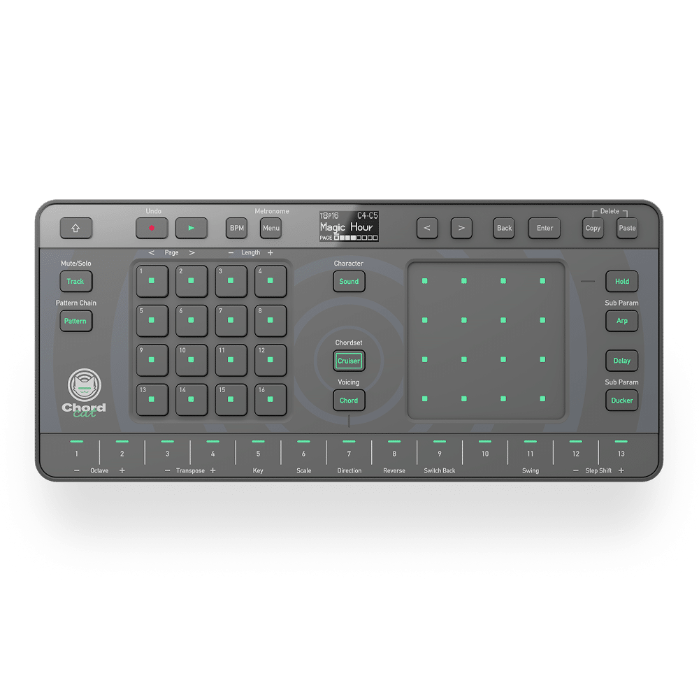 AlphaTheta Chordcat — מבט חזית