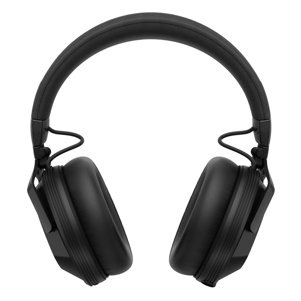 AlphaTheta HDJ-F10 מבט צד עם כריות אוזן ומנגנון קיפול