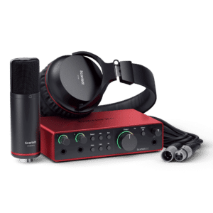Focusrite Scarlett 2i2 Studio G4 ממשק אודיו שני פרה-אמפים הקלטה