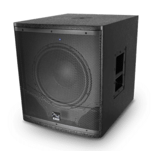 Kali Audio WS-12 מבט חזית עם פורט קדמי ורשת הגנה