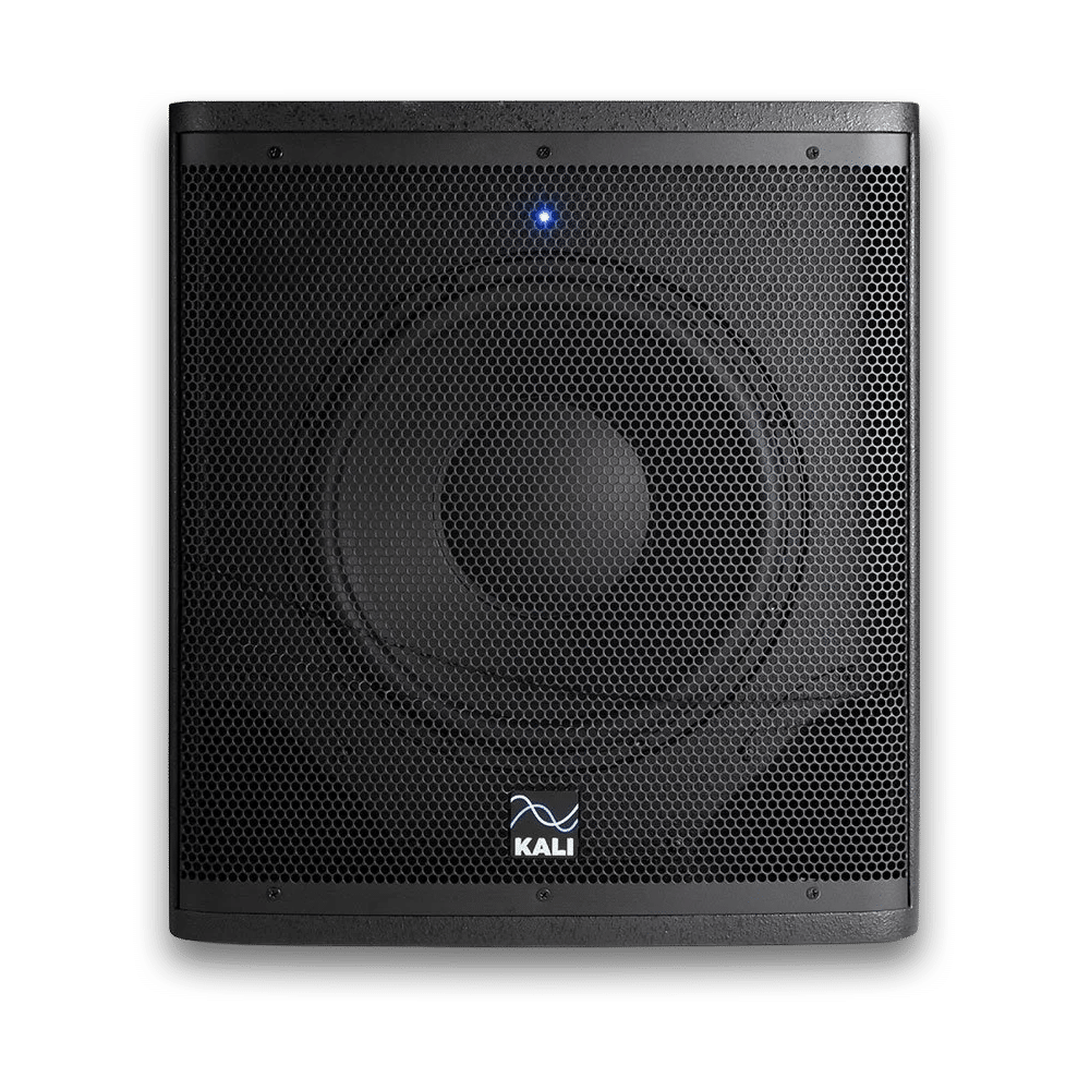 Kali Audio WS-12 מבט חזית עם פורט קדמי ורשת הגנה
