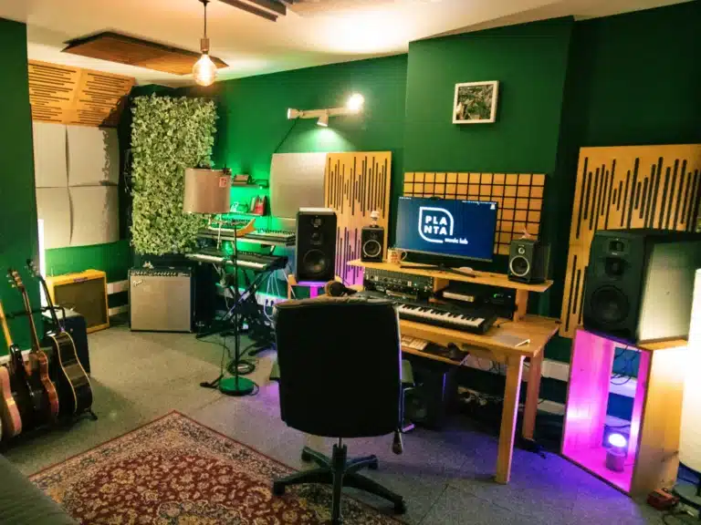 פאנלים אקוסטיים Vicoustic באולפן ביתי — ספיגה ופיזור על הקירות והתקרה