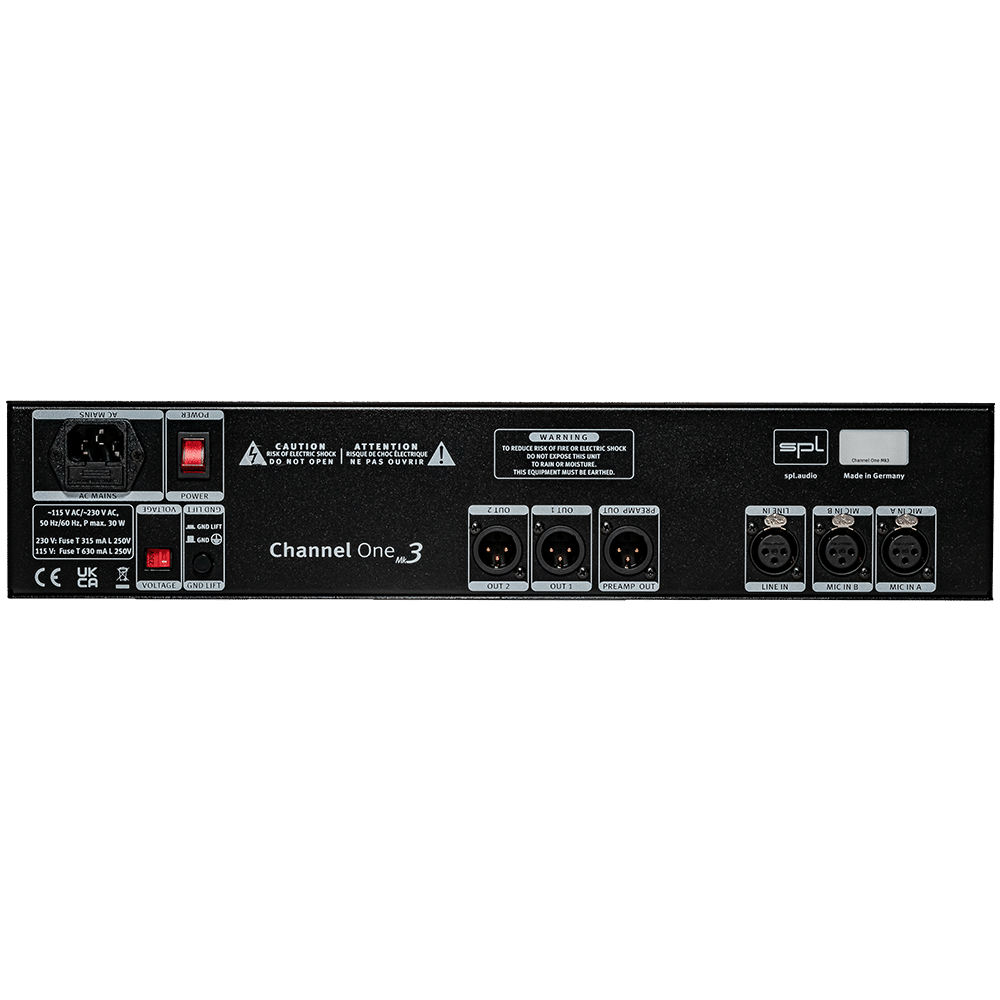 SPL Channel One Mk3 פאנל שליטה