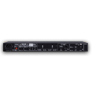 SPL Track One פאנל אחורי: כניסות ויציאות XLR ו-TRS עם שקע כלי נגינה