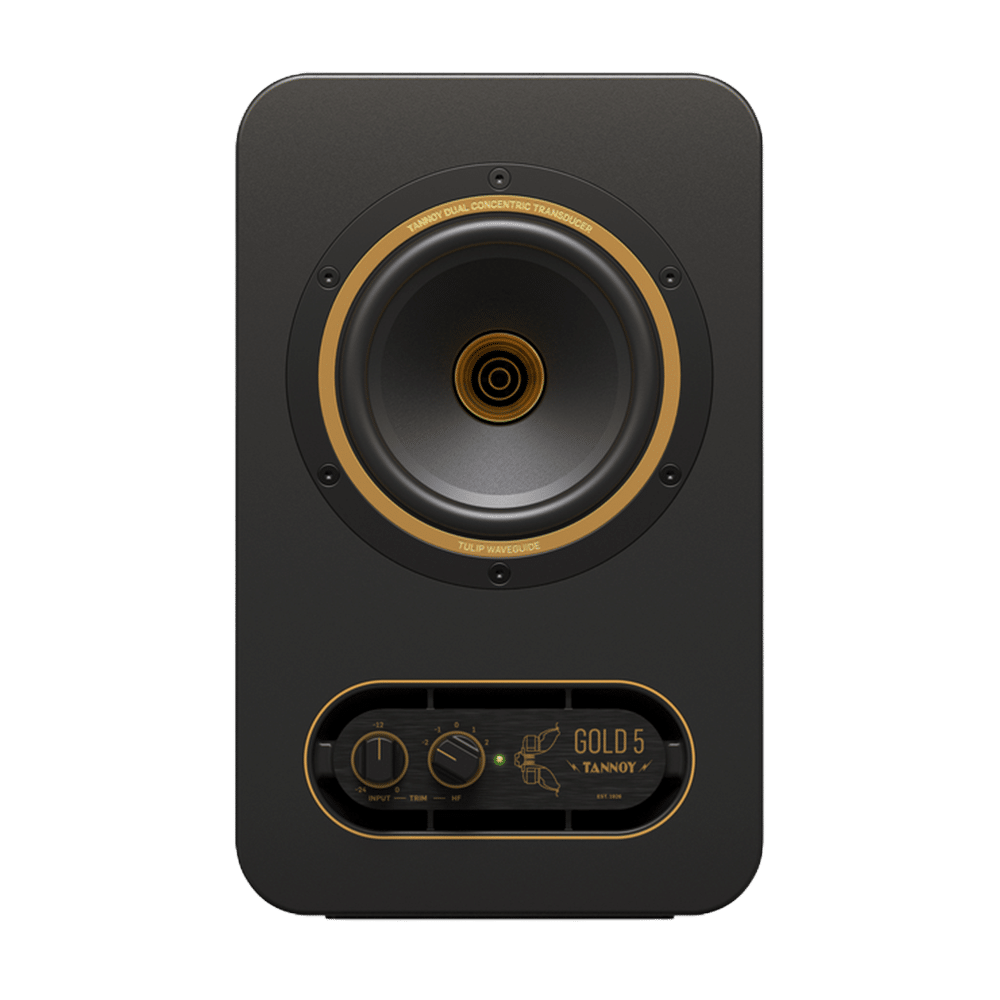 Tannoy GOLD 5 — מבט חזית המציג את אלמנט ה-Dual Concentric ופתח הבאס