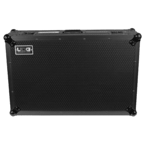 UDG Ultimate Flight Case Pioneer XDJ-RX3 Black Plus — מבט חזית עם מכסה פתוח