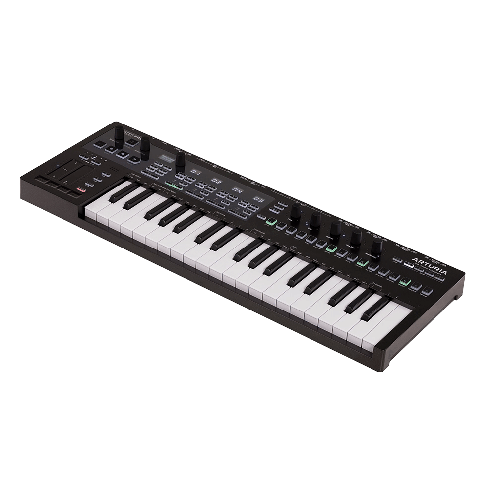 Arturia KeyStep Pro Chroma פאנל אחורי עם יציאות CV Gate Mod ו-MIDI