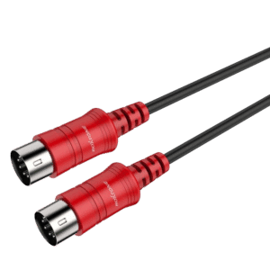 Roxtone MIDI Cable 3m — מבט חזית על המחבר