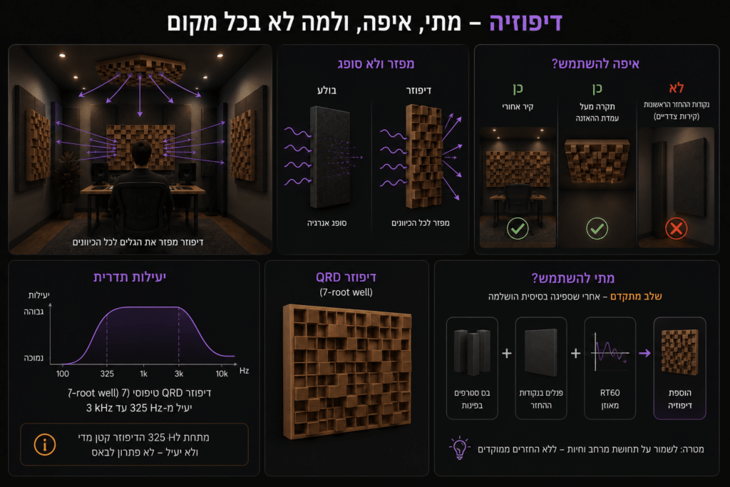 Diffuser במדריך לאולפן הביתי