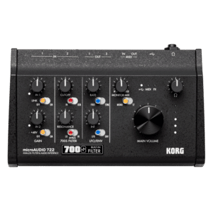Korg microAUDIO 722 — מבט חזית