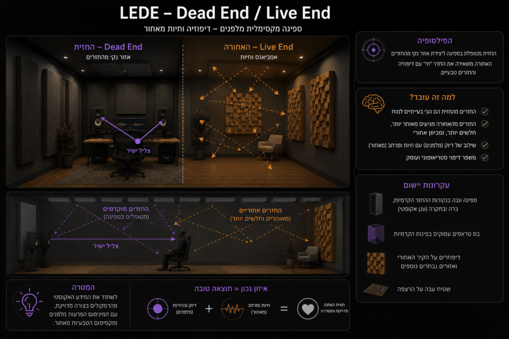 LEDE – Dead End במדריך לאקוסטיקה באולפן הביתי