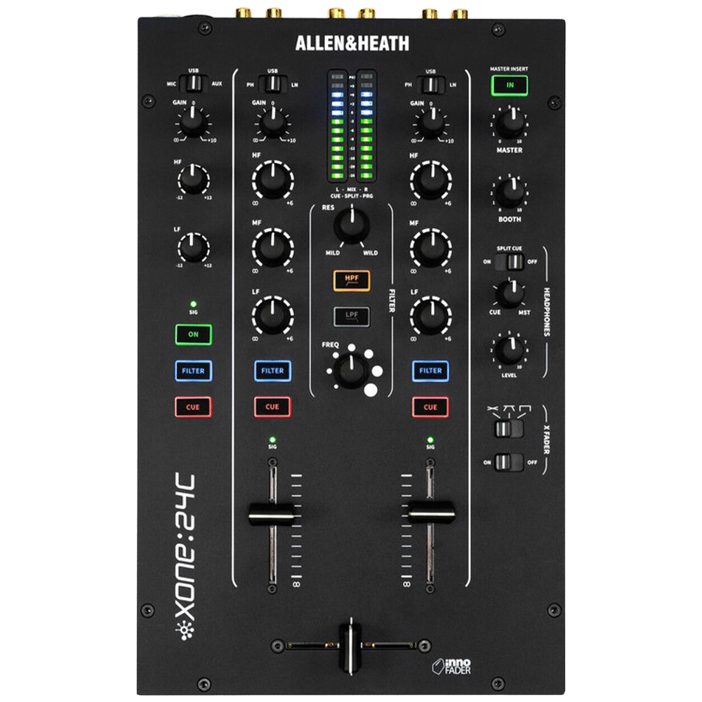 Allen & Heath Xone:24C — מבט חזית