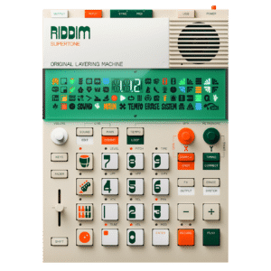 Teenage Engineering EP-40 riddim — מבט חזית על מערכת הריתם והבס