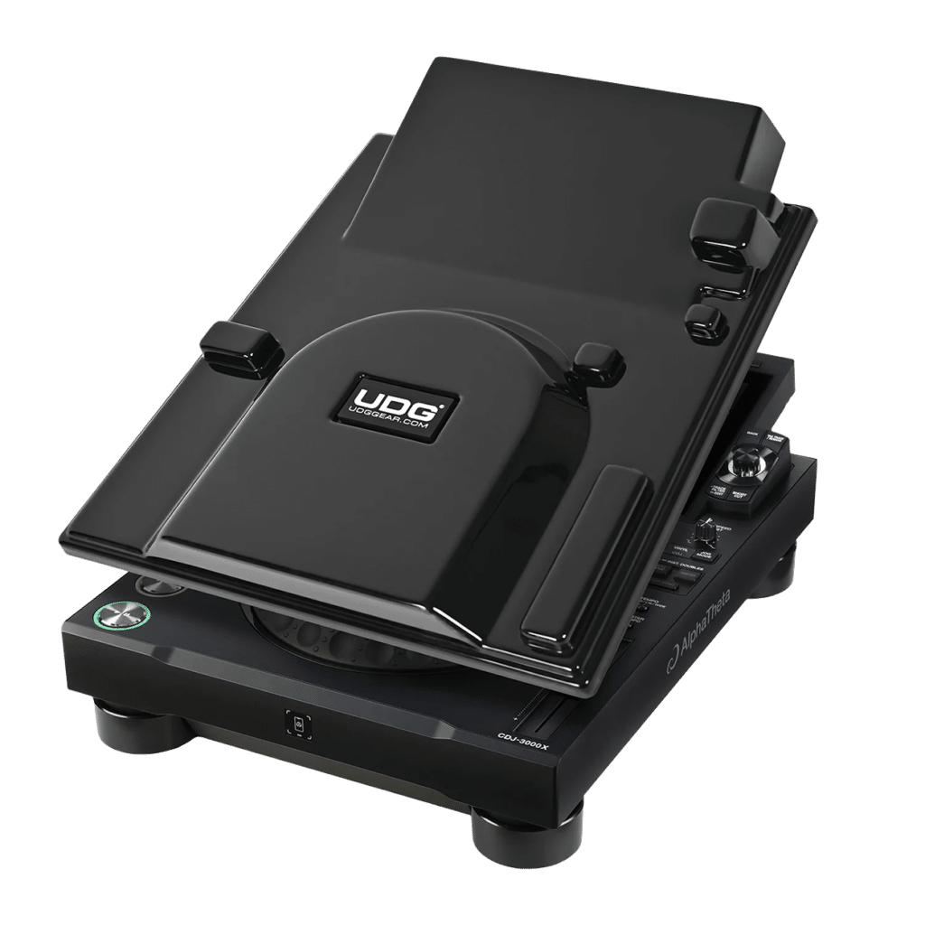 UDG Ultimate Equipment Cover AlphaTheta CDJ-3000X שחור — מבט חזית
