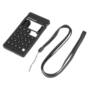 Teenage Engineering CA-X black — מבט חזית על כיסוי הסיליקון השחור