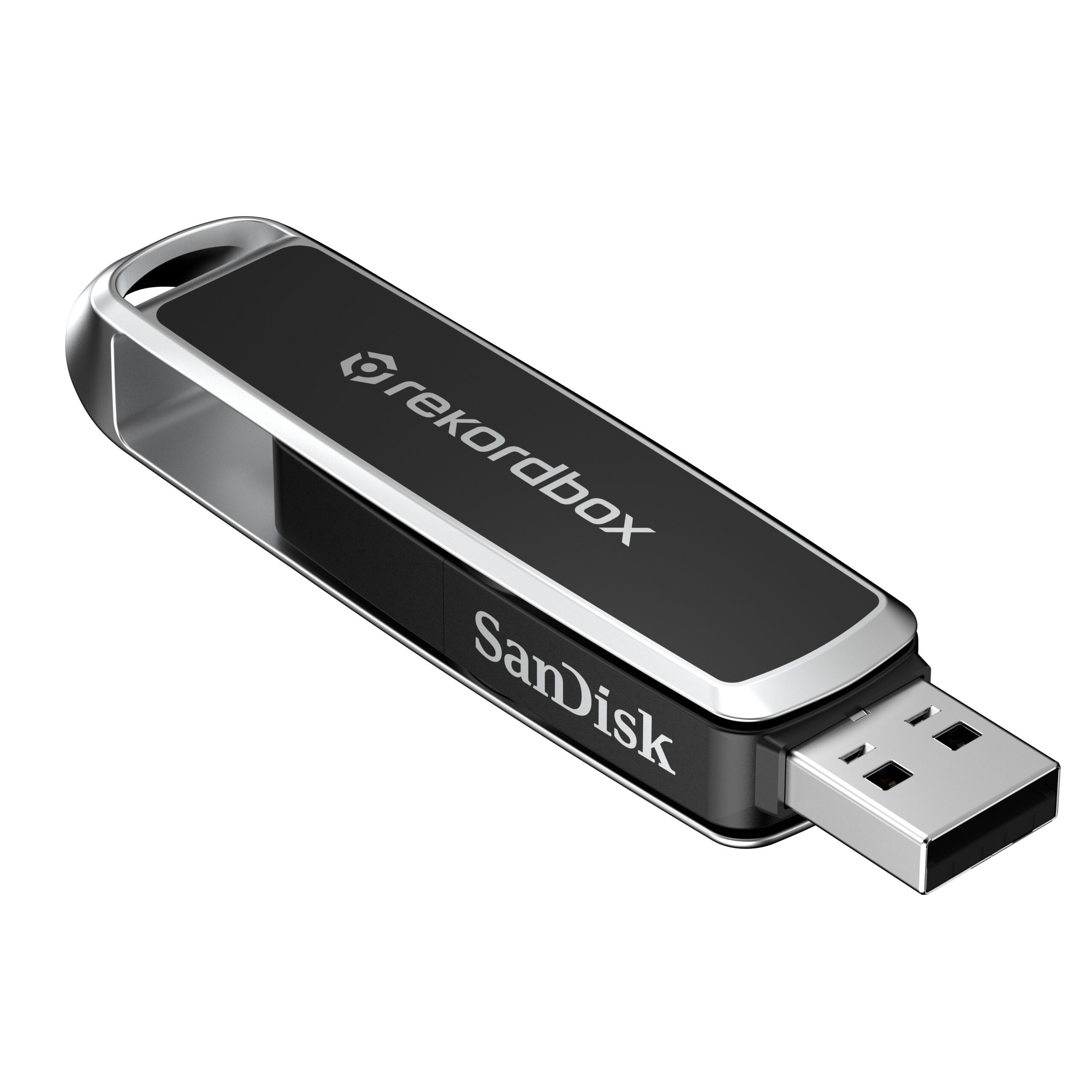 SanDisk DJ Flash Drive 1TB — מבט חזית על הכונן השחור