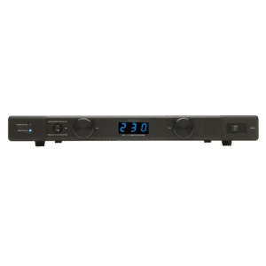 Furman Elite-10 E i — מבט חזית על מסנן המתח עם מד המתח הדיגיטלי