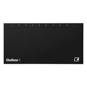 Elektron Outbox 8 — מבט חזית על ממשק שמונה היציאות